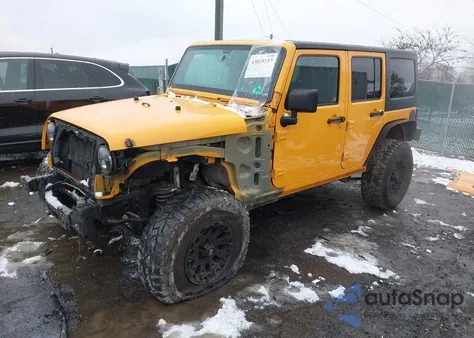 2012 Jeep Wrangler Unlimited Sport из США, поврежденный, VIN 1C4BJWDG5CL214534